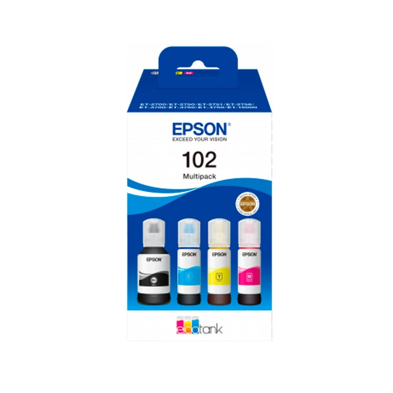 Epson Cartucho Multipack Kit Relleno 102 4 Colores